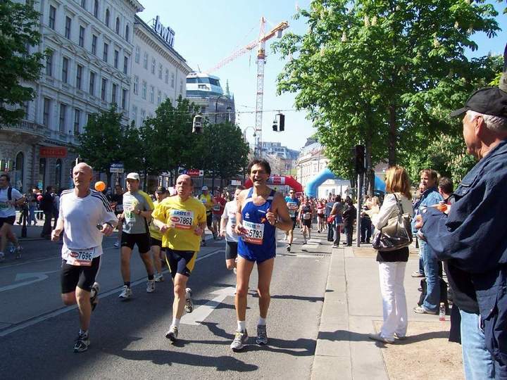 IL SUPER MARATONETA  AVV. PASQUALINO ONOFRILLO , VIENNA 27 APRLILE 2008